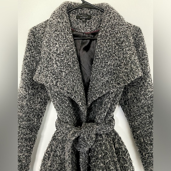 Eclipse Teddy winter coat Authentic Heavy Mid-length with belt and pockets🥳 - Picture 4 of 10